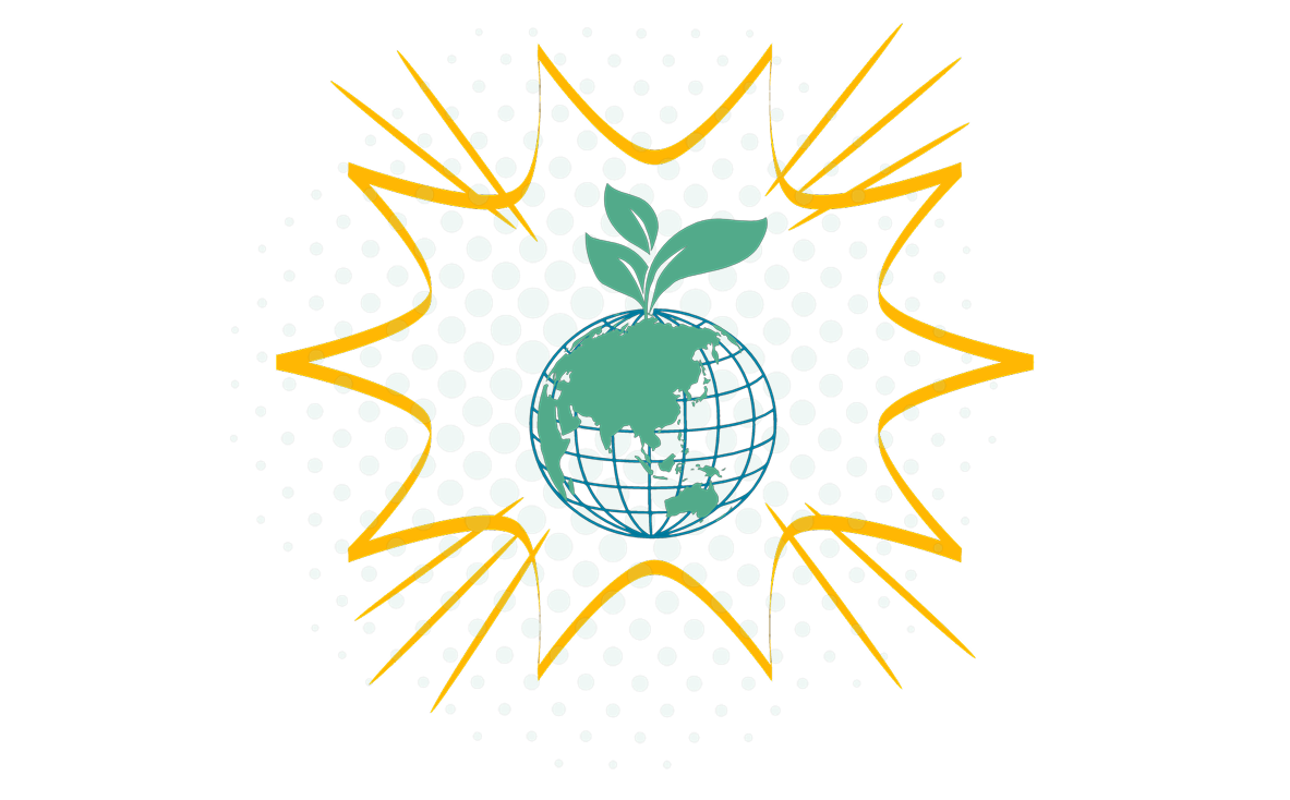 Impact globe illustration